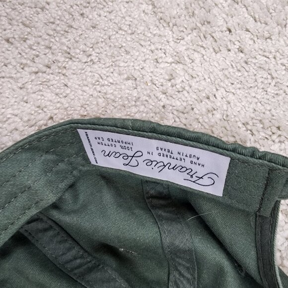 Frankie Jean X Marfa Texas Womens  Hat Prada El Paso El Cosmico Green Texas USA - Picture 8 of 8